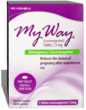 My Way Emergency Contraceptive package